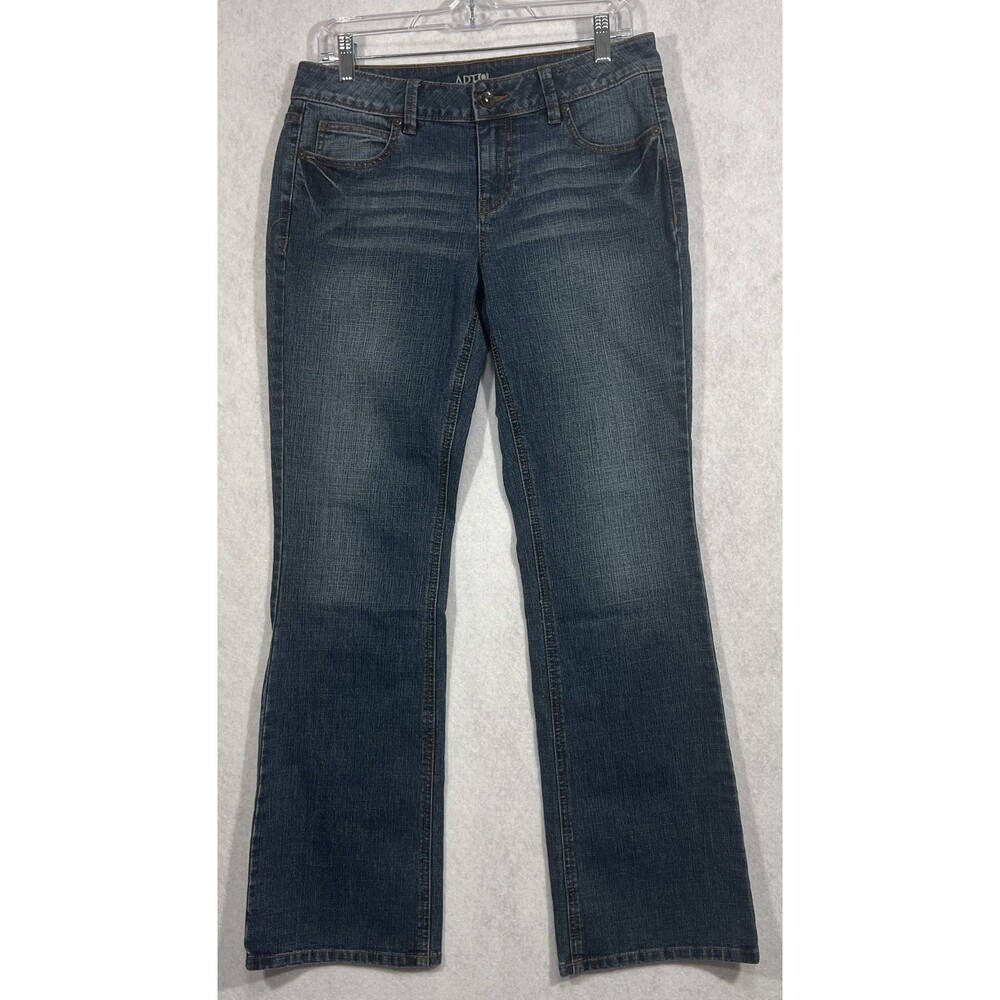 apt. 9 Maxwell Fit Bootcut Denim Blue Jeans Size 8 Stretch